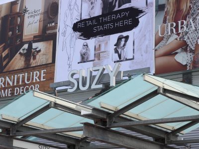 Image of Fabricated Channel Letters at Suzy Sheir| Canada One Outlet Mall