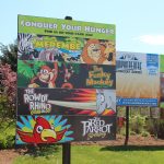 Image of Outdoor Park Promotional Sign at Safari Niagara in Fort Erie Ontario | Niagara